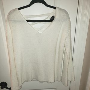 Bell sleeve sweater